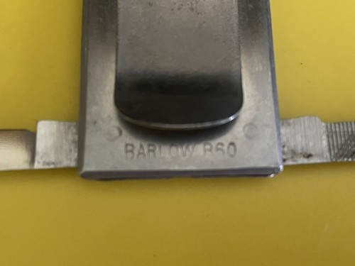 BARLOW VINTAGE ADVERTISING KNIVES USED MADE JAPAN TRANS CON LINES/DISCOVER L97 - Picture 6 of 8