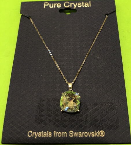 GORGEOUS PURE CRYSTAL PENDANT NECKLACE SWAROVSKI
