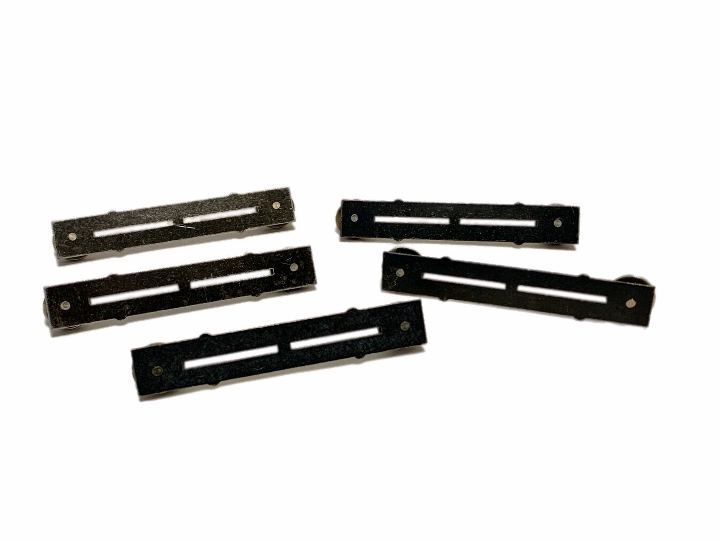 Lot 5 Viking Kwikset Navy Vintage WWII Era Two Ribbons Bar Holders 1/2