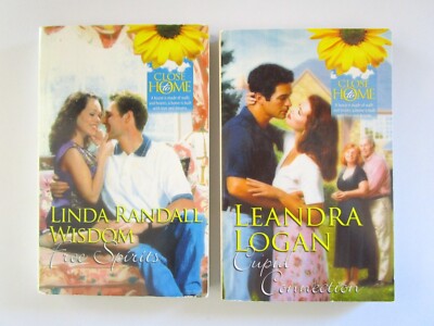 Lot of 2 Close to Home Books Cupid Connection - Logan + Free Spirits - Wisdom