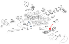 MB GLE W167 Vordersitz-Außenverstärkung rechts A16791006019051, Originalteil MB GLE W167 Vordersitz-Außenverstärkung rechts A16791006019051, Originalteil