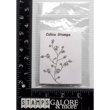 CALICO RUBBER STAMPS CLING CUSHION BLOSSOMS TREE BRANCH BUTTERFLIES BIN-Z2