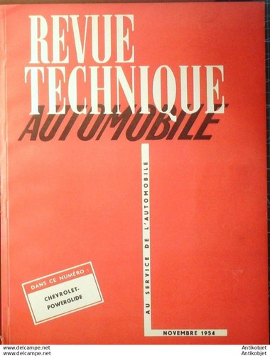 Revue Technique Automobile Chevrolet Powerglide salon Francfort 103#1954 - Picture 1 of 4