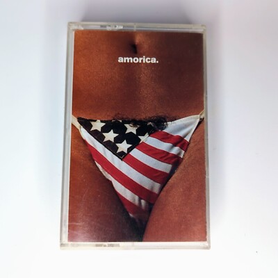 The Black Crows Amorica Audio Cassette 1994 9 43000-4 Uncensored cover