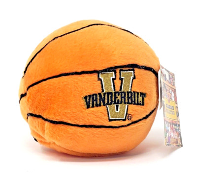 VANDERBILT COMMODORES STUFFED PLUSH BASKETBALL 4''