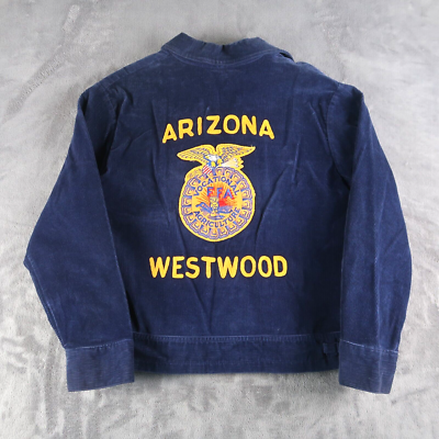 Vintage 70s FFA Arizona Blue Corduroy Jacket Sz 42 USA Vintage 70s FFA Arizona Blue Corduroy Jacket Sz 42 USA