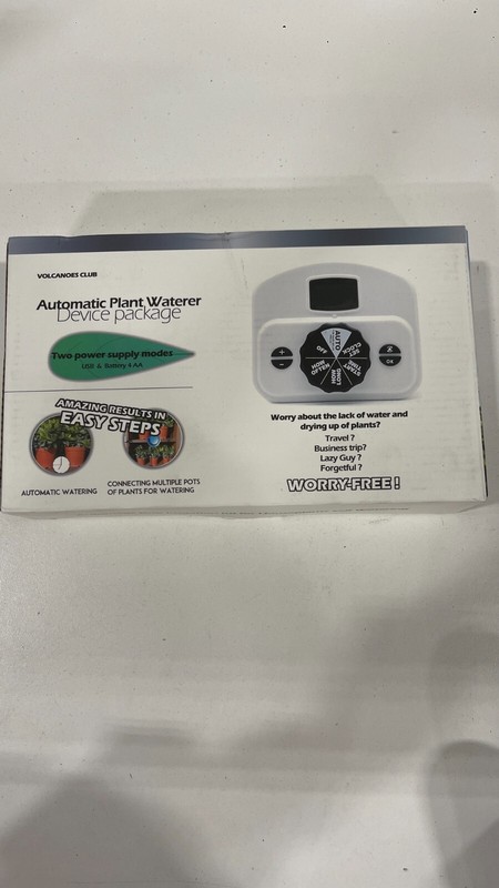 VOLCANOES CLUB Automatic Plant Watering System