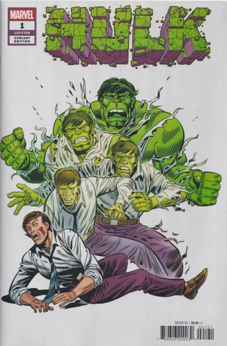 HULK #1 (HERB TRIMPE 1:100 INCENTIVE RATIO VARIANT)(2021) ~ Marvel Comics