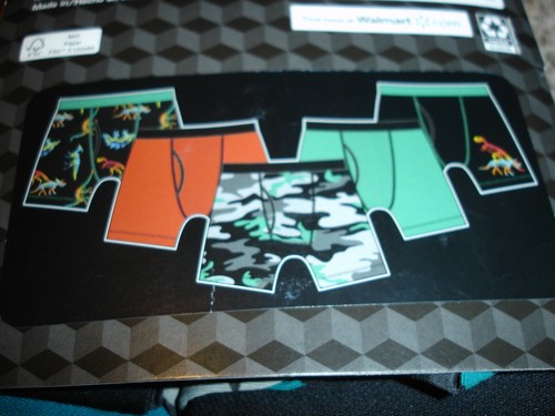 Athletic Works 5 pack Dri-Performance boxer briefs underwear boys (S) 6/7 Dino - Picture 6 of 7