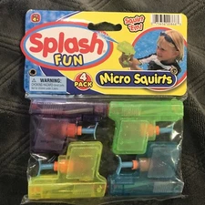Vintage-JARU | 4 Pack Kid's Water Micro Squirters Splash Fun | NWT