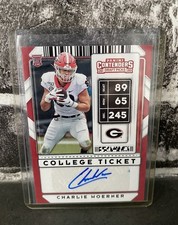 2020 Panini Contenders Charlie Woerner #281 Rookie Ticket RC Auto Autograph