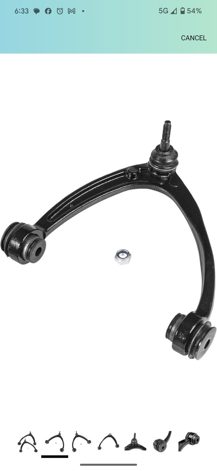 KEYOOG 2Pc Set K80669 K80670 Front Upper Control Arm and Ball Joint Assembly Fit