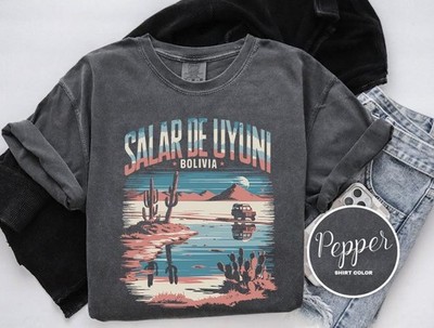 Vintage Salar de Uyuni Shirt Travel Gift Bolivia Trip Lover Tee