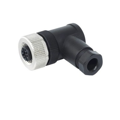 1PC New   DOS-1204-G 6007302 Four Core M12 Female Bend Connector *cm