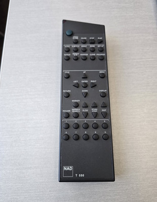 NAD T 550 Wireless Remote Control for NAD T 550 Black 10m+ Range