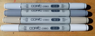 Copic Ciao Stifte Marker C W Grau Schwarz Weiß Manga Zeichnen 