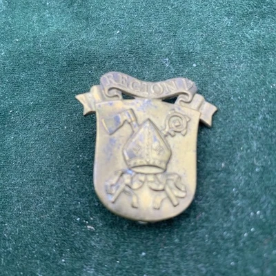 DENMARK MILITARY BADGE DANISH HOME GUARD REGION V 3.25CM X 3CM (1686) - Image 1 of 2
