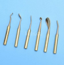 Dental Lab Instrument Electric Digital Wax Heater Carver Carving Tips 6pcs