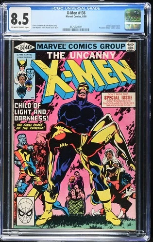X-Men 136 (1980) CGC Graded  8.5, Dark Phoenix Saga