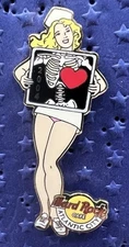 HARD ROCK CAFE ATLANTIC CITY 2004 BLONDE XRAY SEXY NURSE NAUGHTY NURSE PIN 21205