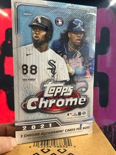 2021 Topps Chrome Baseball Sealed Hobby Box 