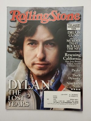 Rolling Stone Magazine #1191 September 12 2013 Bob Dylan Aaron Hernandez Drake 