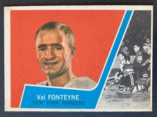 Val Fonteyne 1963-64 Topps #61 - New York Rangers