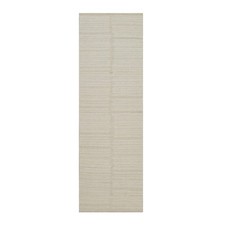 2'6"x8' Ivory Natural Wool Modern Piled Flat Weave Hand Knotted Runner Rug 92252