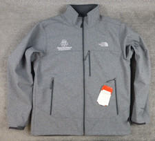 The North Face Apex Bionic Jacket Men  s Large High Rise Grey NWT Windproof LOGO