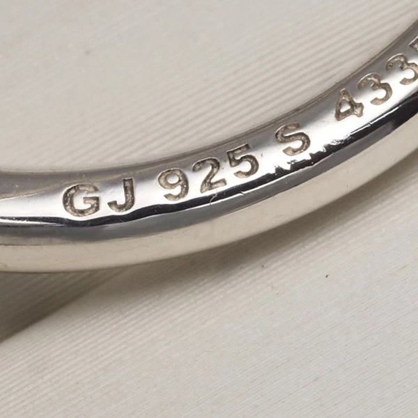 Auth Georg Jensen Earrings Offspring 433B Hoop 925 Sterling Silver - Image 4 of 4