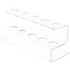 Plymor Clear Acrylic Flatware Display Stand, 3.25" H x 7" W x 3" D