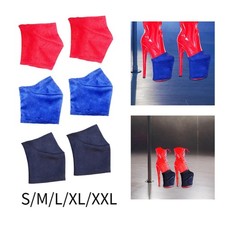 2Pcs Pole Dance Shoe Protectors Suede for 20cm Heels Soft Protection Covers