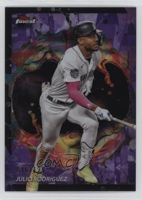 2024 Topps Finest Rare Purple Refractor /125 Julio Rodriguez Rodríguez #245 1m11