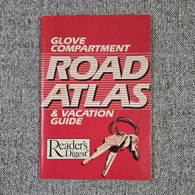 1989 Glove Compartment Road Atlas & vacation Guide Brochure Dodge Keys VTG