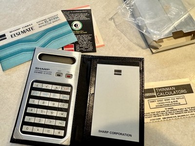 Sharp EL-8130A  variant in the ELSI MATE / Super Thinman series, released 1977