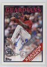 2023 Topps Update 1988 Topps Baseball Auto Xzavion Curry #88BA-XC Auto 10w8