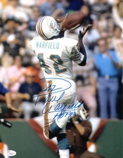 Paul Warfield signed 11x14 Photo Miami Dolphins Football