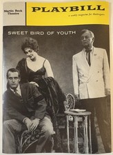 SWEET BIRD OF YOUTH 1959 Broadway Playbill Paul Newman Geraldine Page Rip Torn