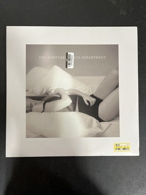Taylor Swift - The Tortured ... LE Clear Vinyl USED NOT TESTED