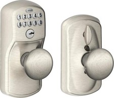 Schlage FE595-PLY-PLY Plymouth Keypad Entry - Nickel