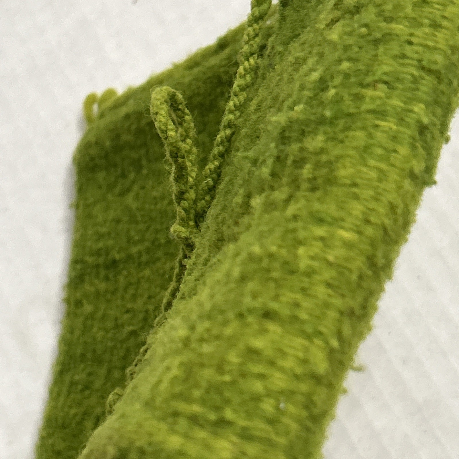 Handmade Green Wool Pouch With String Closure - image 23