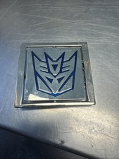 Transformers Autobot Decepticon Reversible Metal Belt Buckle Hot Topic New