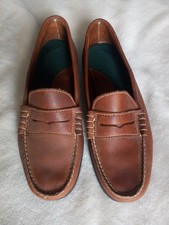 Mocassini QUODDY 8D Caramel Tan rotolo di manzo Penny Made in USA