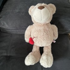 Nici Classic Teddy, Love Bär mit Herz in der Tasche, groß, 50 cm, sooo niedlich!