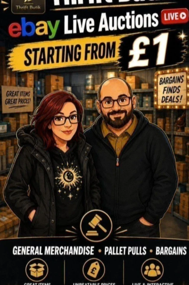 £1 Start Live Auctions – General Merchandise, Pallet Pulls & Bargains
