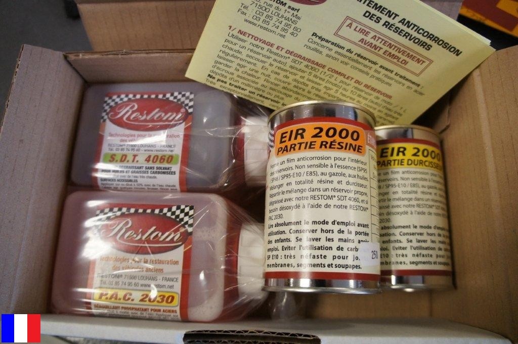 RESTOM SuperKit 2-5L Traitement Réservoir Métallique de Cyclo Ancien