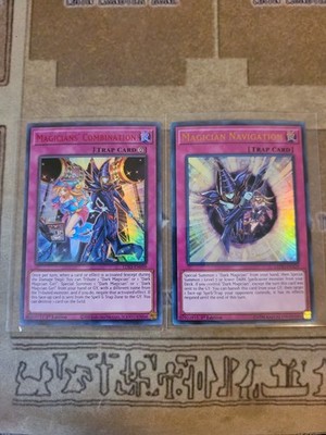 YUGIOH MAGICIAN NAVIGATION LEDD + MAGICIANS COMBINATION LDS3 ULTRA 1ST NM RED