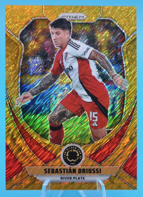 Prizm Club World Cup 2025 Sebastian Driussi Gold Shimmer Prizm /3 FOTL #179 SSP