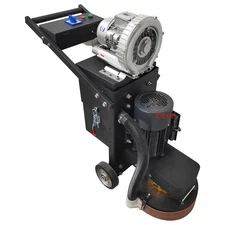 Used! 220V Electric Concrete Floor Grinder Ground Polisher with Fan 4 Heads