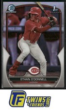 2023 Bowman Draft #BDC-56 Ethan O'Donnell Chrome Refractor